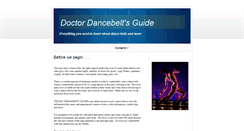 Desktop Screenshot of dancebelt.info